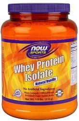 Now Whey Protein Isolate - Natural Vanilla (1.8lbs)
