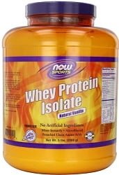Now Whey Protein Isolate - Natural Vanilla (5lbs)