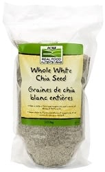 Now Whole White Chia Seeds (500g)