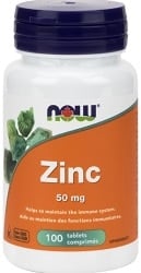Now Zinc Gluconate 50mg (100 Tablets)