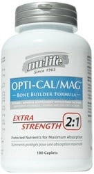 Nu-Life Opti-Cal/Mag Extra Strength 2:1 (180 Caplets)