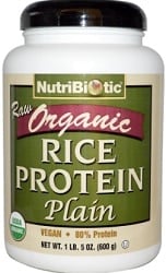 NutriBIotic Rice Protein - Plain (600g)