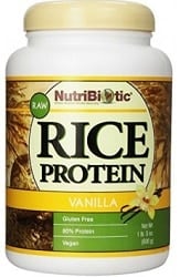 NutriBIotic Rice Protein - Vanilla (600g)