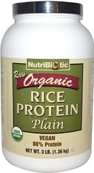 NutriBiotic Rice Protein - Plain (1.36Kg)