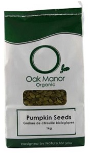 Oak Manor Organic Pumpkin Seeds 1kg
