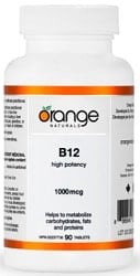 Orange Naturals B12 1000mcg (90 Tablets)