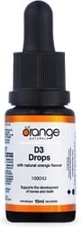 Orange Naturals D3 Drops 1000IU - Orange (15mL)