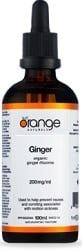 Orange Naturals Ginger Tincture (100mL)