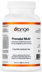 Orange Naturals Prenatal Multi (90 Vegetable Capsules)