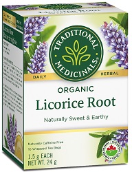 Organic Licorice Root (20 bags) - Traditional Medicinal