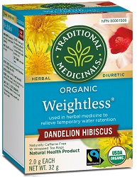 Organic WeightLess Tea (20 bags) Traditional Medicinals