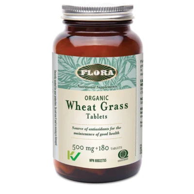 Flora Wheat Grass Tablets feature