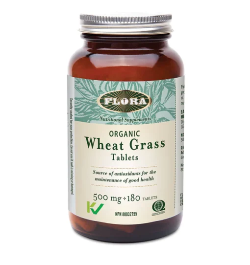 Flora Wheat Grass Tablets feature