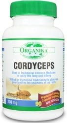 Organika Cordyceps 200mg (90 Vegetarian Capsules)