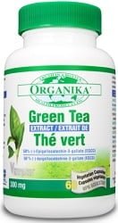 Organika Green Tea 300mg (60 Vegetarian Capsules)