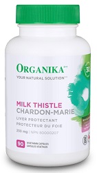 Organika Milk Thistle 250mg (90 Vegetarian Capsules)