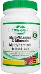 Organika Multi Vitamins & Minerals (120 Tablets)