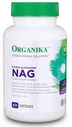 Organika NAG (N-Acetyl Glucosamine) 500mg (60 Capsules)