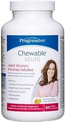 Progressive Nutrition Chewable Multivatiamin - Adult Women (60 Tablets)