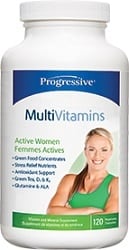 Progressive Nutrition Multivitamin - Active Women (120 Vegetable Capsules)