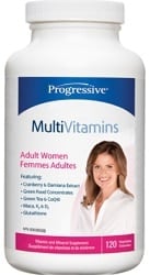 Progressive Nutrition Multivitamin - Adult Women (120 Vegetable Capsules)