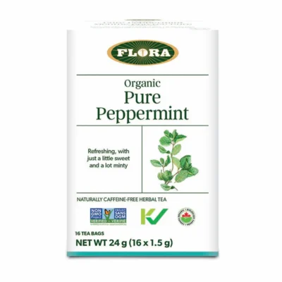 Flora Pure Peppermint Tea feature