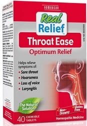 Real Relief Throat Ease (40 Chewable Tablets)