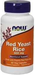 Red Yeast Rice 600mg (60 Vegetable Capsules)