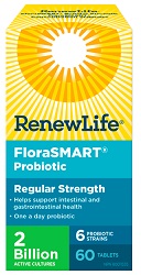 Renew Life FloraSMART 2 Billion (60 Tablets)