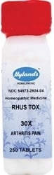 Rhus Tox 30X (250 Tablets)