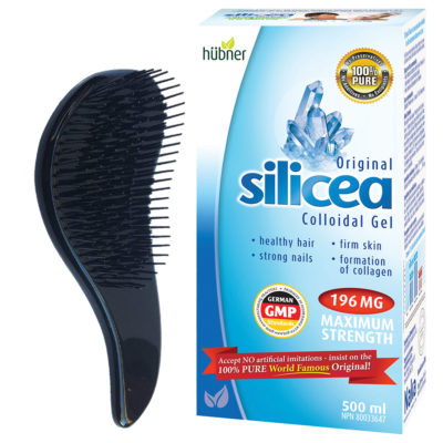 Silicea Colloidal Gel 196mg (500mL) - plus hair brush