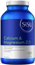 Sisu Calcium & Magnesium 2:1 with D2 (180 Tablets)