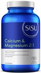 Sisu Calcium & Magnesium 2:1 with D2 (90 Tablets)