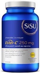 Sisu Ester-C 250mg - Citrus Punch (120 Chewable Tablets)
