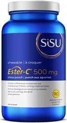 Sisu Ester-C 500mg - Citrus Punch (90 Chewable Tablets)
