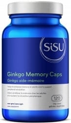 Sisu Ginko Memory Caps (120 Vegetable Capsules)