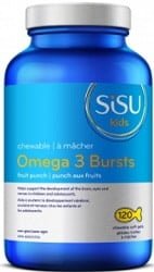 Sisu Omega 3 Bursts (120 Chewable Tablets)