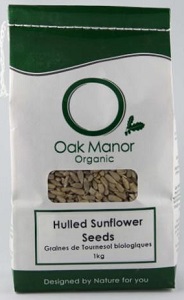 Sunflower Shelled Organic (1kg) Oak Manor