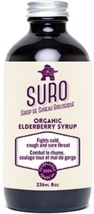 Suro Organic Elderberry Syrup - Adults (236mL)