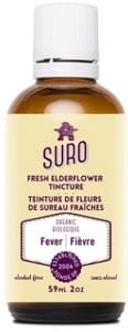 Suro Organic Fresh Elderflower Tincture - In Cider Vinegar (59mL)