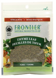 Thyme Leaf Flakes Pouch Organic (12.2g) Frontier Co-op