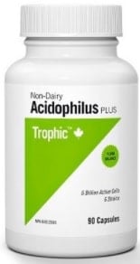 Trophic Acidophilus Plus 6 Billion (Non-Dairy) (90 Capsules)