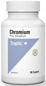 Trophic Chromium + Vanadium (90 Caplets)