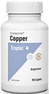 Trophic Copper Chelazome 2mg (90 Caplets)