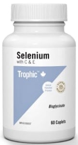Trophic Selenium 200mcg With C & E (60 Caplets)