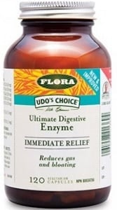 Udo's Choice Ultimate Digestive Enzyme - Immediate Relief (120 Vegetarian Capsules)