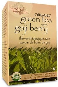 Uncle Lee's Organic Green Tea with Goji Berry Tea (18 Bags)