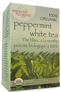 Uncle Lee's Organic Peppermint White Tea (18 Bags)