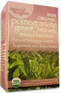 Uncle Lee's Organic Pomegranate Green Tea (18 Bags)