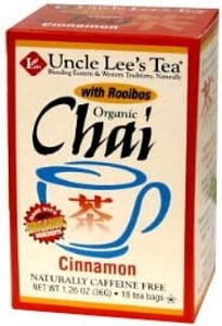 Uncle Lee's Tea Organic Chai Cinnamon (18 Bags)